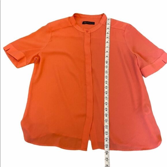 M&S COLLECTION Coral Light Button Up Blouse UK 14 - Picture 9 of 9